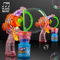 5 Day - LED Flashing Clown Fish Bubble Gun
